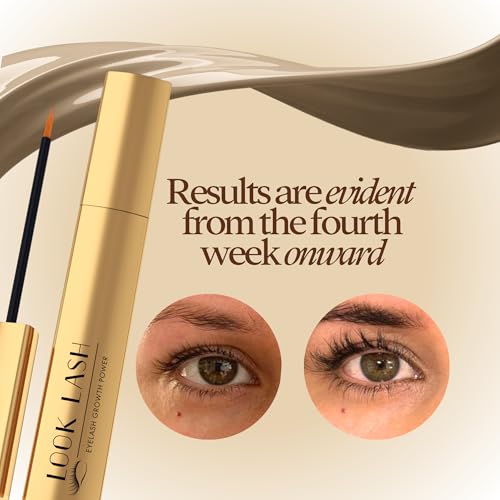Look Lash Eyelash Enhancing Serum & Eyebrow Serum ? Supports Longer-Looking Lashes and Fuller Brows, Gentle for Sensitive Skin, 5.5 ml, 6?8 Mo Supply