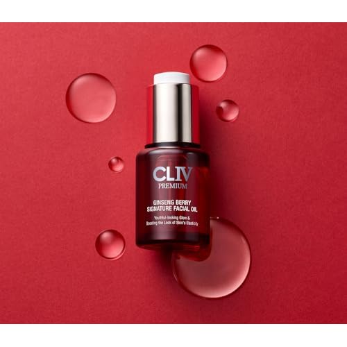 CLIV Ginseng Berry Premium Facial Oil, Moisturizing, Elasticity, Nourishing (Face Oil 0.67 fl.oz)