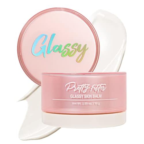 TOUCH IN SOL Pretty Filter Glassy Skin Balm Primer 1.05 oz. ? Skin Smooth Moisturizing Primer before Makeup - Natural Glow Face Cream Moisturizer with Shea Butter and Rose Flower Water