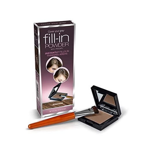 Cover Your Gray Fill In Powder - Medium Brown (Pack of 6)