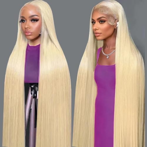 613 Lace Front Wig Human Hair Blonde Wig Human Hair For Women 200 Density HD Lace Front Wigs Human Hair Pre Plucked Straight Wigs Human Hair 13x4 Honey Blonde Wig Lace Frontal Wig 34 Inch