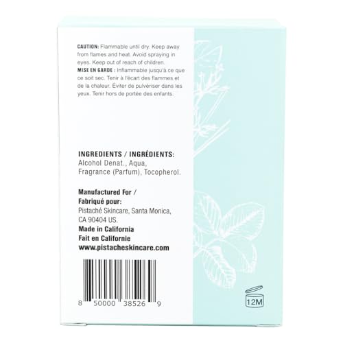 Pistach? Skincare Pistachio Biscotti Perfume Eau de Parfum | Nutty & Sweet Boyfriend Butter Scent | Long-Lasting Fragrance, 3.38 oz