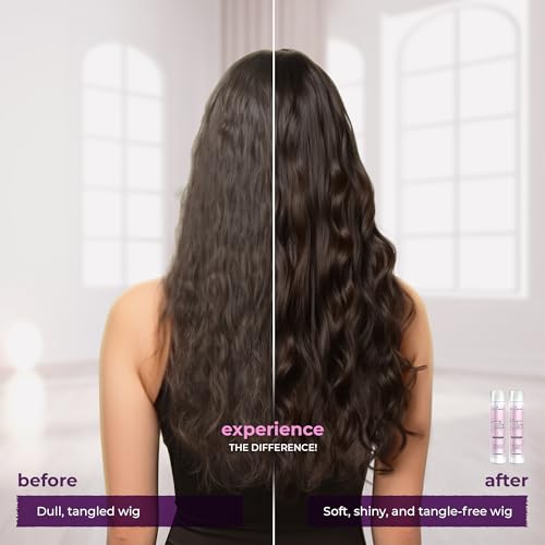 Arlena Luxury Wig Shampoo and Conditioner Set for Synthetic and Natural Hair Wigs - Made in USA, Sulfate-Free, Enhances Shine & Softness, Prolongs Wig Lifespan, Deeply Nourishes & Detangles