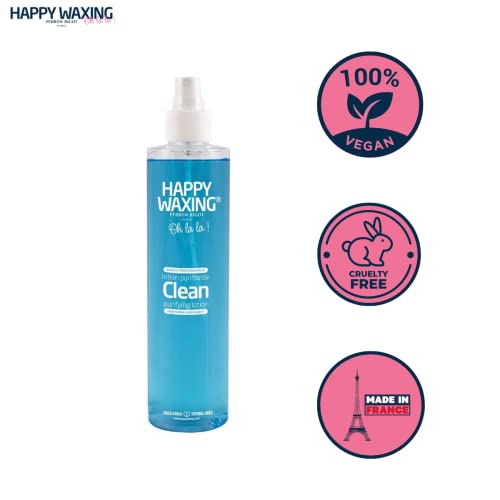 Clean Purifying Lotion - Spray Bottle - Prepare and Cleanse the Skin Before Waxing - Easy to Apply - Clean Fresh Scent- 8.45 OZ - 250 ML