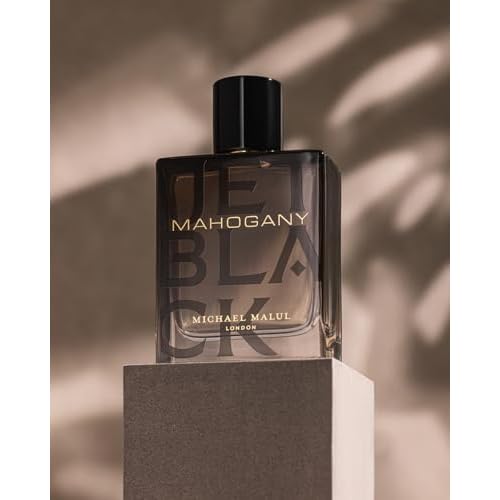 Michael Malul Jet Black Mahogany Eau de Parfum for Men - 100ml | 3.4oz