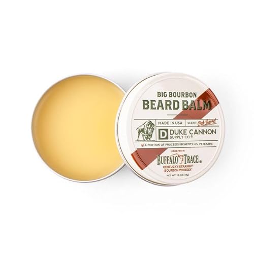 Duke Cannon Big Bourbon Beard Balm & Beard Oil, Woodsy Oak Barrel Scent, Premium Beard Care with Buffalo Trace Bourbon. (2 Pack Bundle)