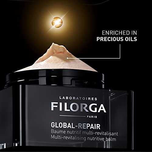 Filorga Global-Repair Balm, Anti-Aging Balm for Intense Skin Nutrition with NCEF, Hyaluronic Acid, and Redensifying Peptides, 1.69 fl. Oz.