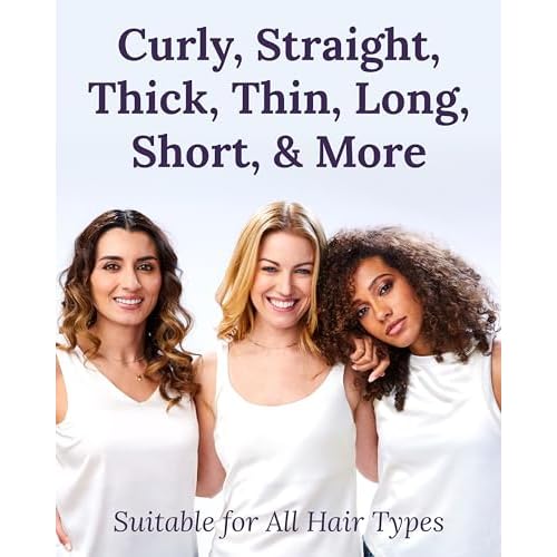 Detangling Brush and Comb Set - Gentle on Scalp Detangler Hair Brush and Styling Comb for Women - Hair Comb and Hairbrush for Thin, Thick, Curly, Straight, and All Other Womens Hair Types by Keranique