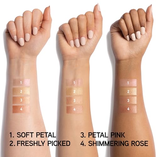 Physicians Formula Ros? All Day Highlighter Blush Face Powder, Shimmer Petal Glow, Pink Soft Petal, Dermatologist Tested, Clinicially Tested