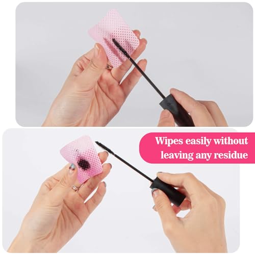 MAQIHAN 1200 Lint Free Nail Wipes - Pink Acetone Nail Polish Remover Wipes Lint Free Nail Wipes Pads Gel Nails No Lint Nail Glue Wipes Eyelash Extensions Toallitas Para U?as Sin Pelusa Nail Supplies
