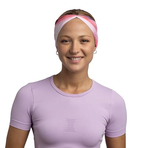 BUFF CoolNet UV Ellipse Headband, UPF50 Sun Protection, Breathable, Cooling HairWrap, Versatile, Quickdry Bandana, Adult Size