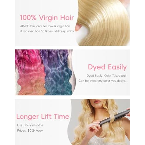 613 Lace Front Wig Human Hair Guaranteed 100% Virgin Human Hair 26 Inch 13x6 Body Wave Blonde Wig Human Hair 200 Density 613 HD Lace Frontal Wigs Takes Color Evenly Streak-Free Triple Lifespan 3X