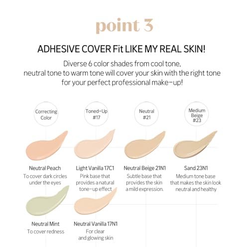 ETUDE Big Cover Skin Fit Concealer PRO - Neutral Beige | Long-Lasting Closely Adhesive Cover Like Real Skin | Smooth and Perfect Makeup | Hides Dark Circles, Redness