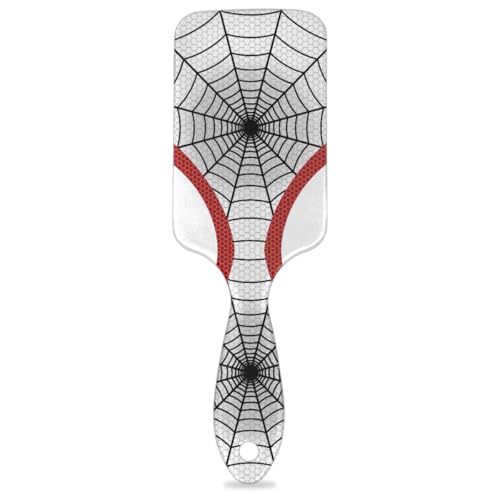Detangler Hair Brush Hairbrush for Kids Boys Girls, Detangling Brush Smooth for Thin Long Curly Hair, Glide Through Tangles with Ease and Massage Scalp (White Eyes)
