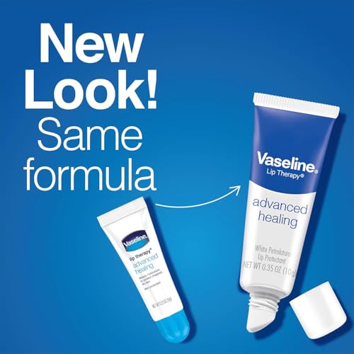 Vaseline Intensive Care Lotion, Unscented, Advanced Repair ? Non-Greasy Moisturizer for Extremely Dry Skin + Advanced Lip Therapy Tube
