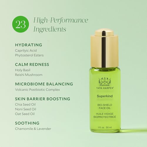 Tata Harper Bio-Shield Face Oil For Reactive Skin, 30ml