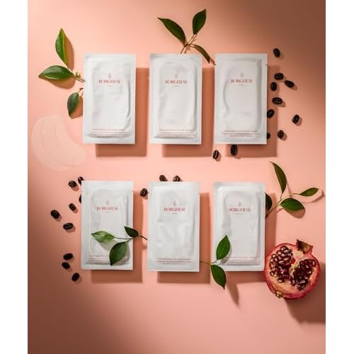 Borghese Restorative Eye Sheet Masks - Nourishing and Brightening Under Eye Treatment Masks, 6 Pairs