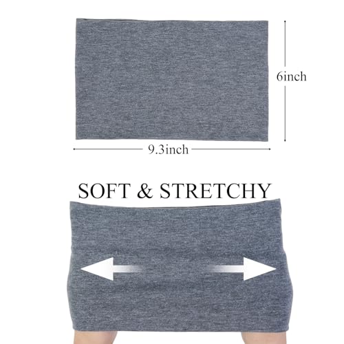 Huachi Wide Headbands: Boho Elastic Non-Slip Thick Stretchy Headbands for Women's Workout, Running, and Active Wear