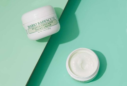 Mario Badescu Elasto-Collagen Night Cream & Hyaluronic Eye Cream Bundle – Nourishing Face Moisturizer & Hydrating Under Eye Formula for Dark Circles & Facial Care, Beauty and Personal Care Gift