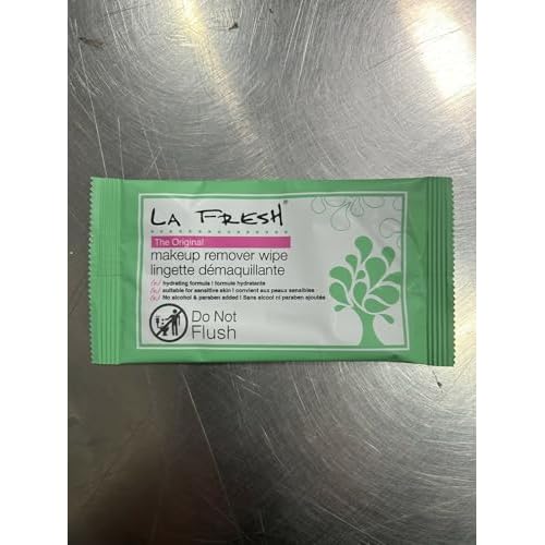 LA Fresh Makeup Remover Wipes with Vitamin E - Make up Remover Wipes for Face, Eyes, Lips - Face Wipes Travel Essentials - Case of 50ct Makeup Wipes