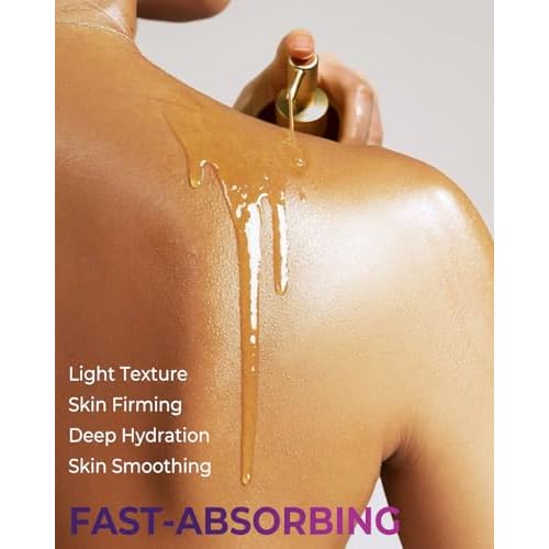Body Firming Oil, 3.4 FL OZ Body Oil After Shower ? With 790,000ppm Tightening Oil(Grape Seed Jojoba Sweet Almond) &10,000ppm Hyaluronic Acid ? Fast-Absorbing For Hydrating Full Body, Lavender