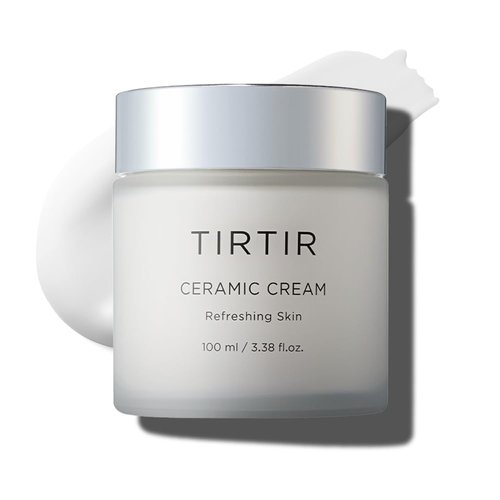 TIRTIR Natural Ceramide Cream | Deep moisturizer for Glass Skin, Polyglutamic acid, Centella Asiatica Extract, Skin barrier, Lightweight, Mild, Nature derived ingredients, Dry skin, Korean skincare