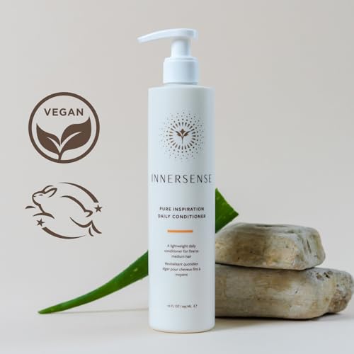 INNERSENSE Organic Beauty - Natural Pure Inspiration Daily Conditioner | Non-Toxic, Cruelty-Free, Clean Haircare (32oz)