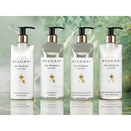 BVLGARI Eau Parfumee au the blanc White Tea Shampoo- 10.1 Fluid Ounces/300 mL