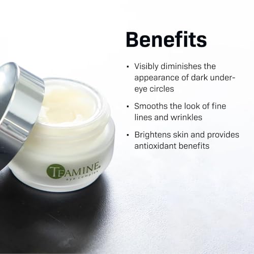 Revision Skincare Teamine¢ç Eye Complex, Anti Aging Eye Treatment for Dark Circles, Fine Lines and Wrinkles, with Green Tea Extract, 0.5 oz