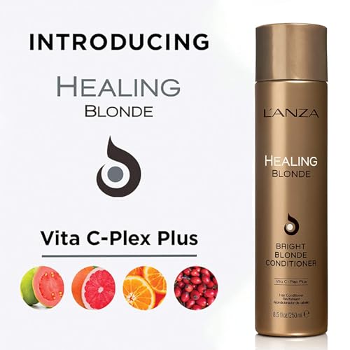 L¡¯ANZA Healing Blonde Bright Conditioner, Formulated for Natural & Decolorized Blonde Hair - Boosts Shine & Brightness while Healing, with Sulfate-free, Paraben-free, Gluten-free Formula