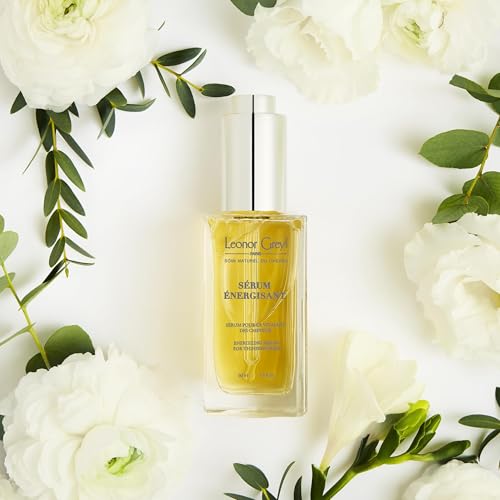 Energizing Natural Hair Growth Serum | Serum Energisant by Leonor Greyl | 99% Natural Ingredients, Rosemary and Tumeric, Vegan. 1.7 oz. Made in France.