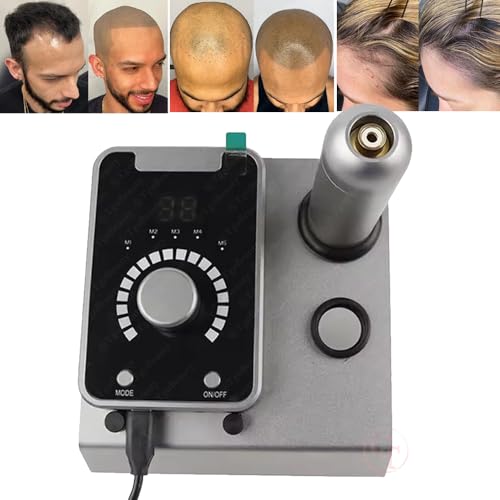 Digital Scalp Micropigmentation Device 5 Modes 1-18 Speeds Adjustable Powerful SMP Permanent Makeup Tattoo Machine for Hair Strokes (Gray)