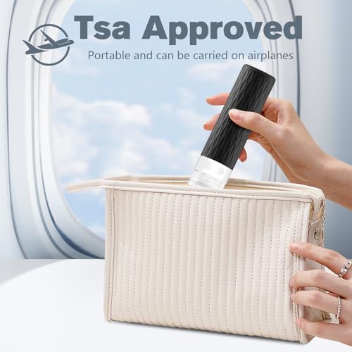 Travel Bottles for Toiletries, TSA Approved 3.4oz Travel Size Containers, BPA Free Leak Proof Silicone Traveling Bottles, Refillable Travel Essentials Kits for Shampoo Conditioner(4 Pack)-A