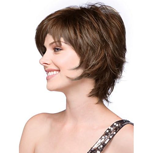 Noriko Sky Synthetic Wig by Rene of Paris and Wig Lift Comb - Coffee Latte-R - Bundle 2 Items