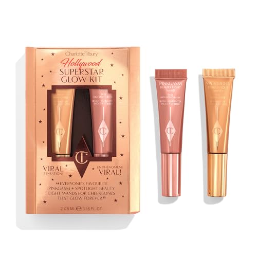 Charlotte Tilbury Beauty Light Wand Liquid Highlighter Makeup - Soft-Focus Highlighter & Blush for Cheeks - Pearlescent, Weightless Radiant Finish