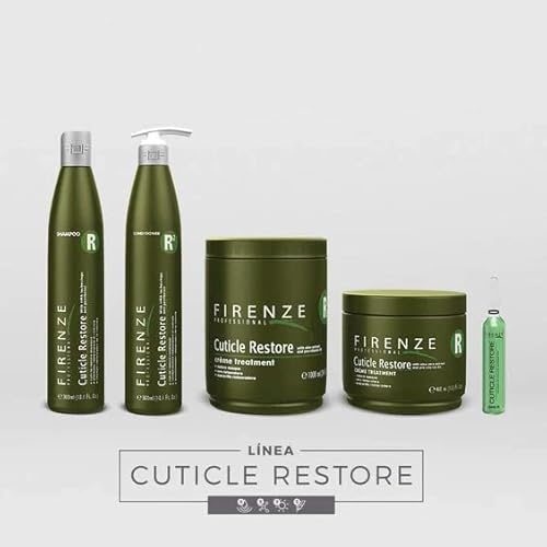 Firenze Professional Cuticle Restore Mask Treatment (salt sulfate & paraben free) 13.5 oz with Free Red Gift Bag
