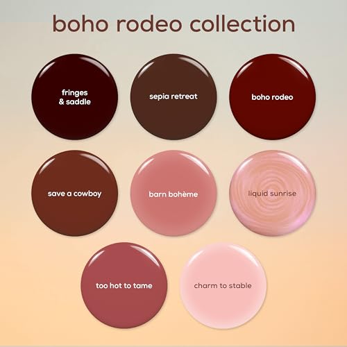 essie Nail Polish, Salon-Quality Brown Nail Polish, Boho Rodeo, Vegan, Sepia Retreat, 0.46 fl oz