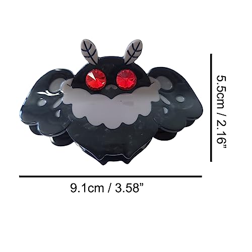 Bat Claw Clip,Acetate Hair Clip,Small Hair Clips for Women, 1 Count (Pack of 1)