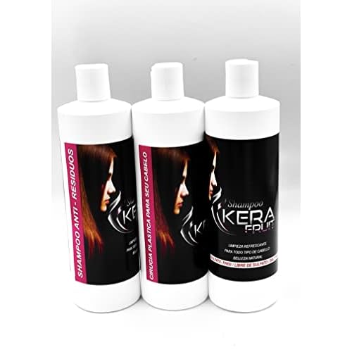 Cirugia Capilar Kera fruit 16 OZ Tratamiento Capilar de 3 pasos (incluye Shampo Sulfate Free)