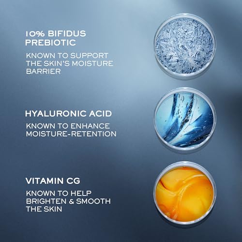 Lanc?me Advanced G?nifique Radiance Boosting Anti-Aging Face Serum - Visibly Hydrates & Plumps Skin - with Bifidus Prebiotic, Hyaluronic Acid & Vitamin Cg