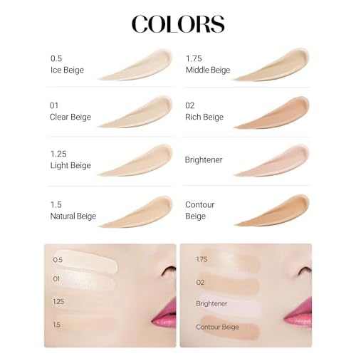 THESAEM Cover Perfection Tip Concealer, Liquid Multi-Use Concealer, Full Coverage Makeup for Acne Dark Spots Dark Circles Hyperpigmentation and Blemishes, 0.2 fl. oz. (#1.5 Natural Beige)