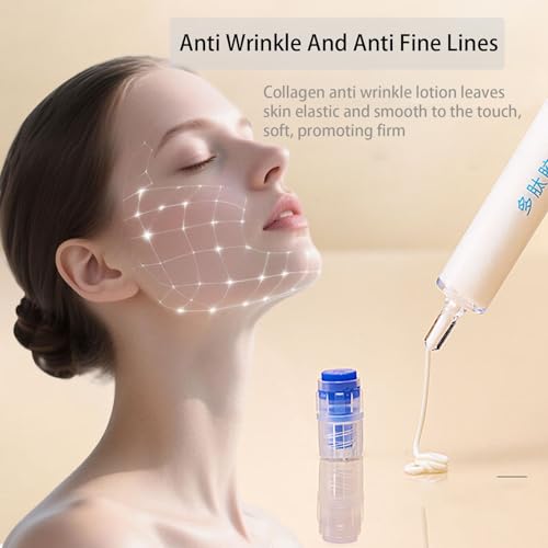 Sink Micro-Molecular Collagen Anti-Wrinkle Lotion, Ksdman Sink Peptide Collagen Firming Essence Cream, Firming And Anti-Aging, Anti Wrinkle Cream For All Skin Types (2PCS)