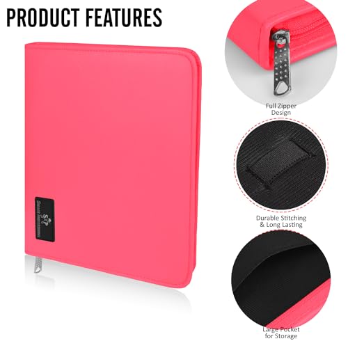Case Holds 10 Grooming or Beauty Shears (PINK)