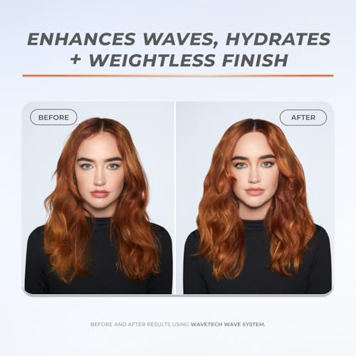 XMONDO Hair Wavetech Hydrating Wave Cream, Vegan Formula Wavy Hair Curl Cream with Coconut and Argan Oil for Definition, Breakage Protection, and Hair Hydration, 5 Fl. Oz