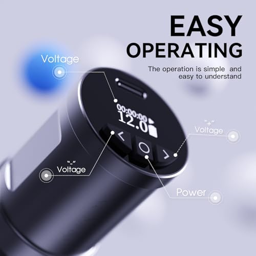 Wjx W3 Tattoo Kit Complete Tattoo Machine Kit Tattoo Gun Pen Fast Charging 2 Batteries Rotary Powerful Motor with 20pcs Mixed Size Cartridge Needles Suitable for Beginners and Artists
