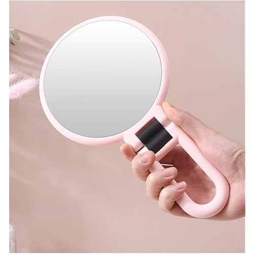 1X 15X Handheld Mirror with Handle for Travel£¬ Magnifying Mirror, Rotation Adjustable Handle, Double Sided Folding, Mirror for Women for Eyes Makeup Travel Table Desk Shaving