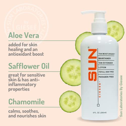 Self-Tanning Lotion (Dark), Tan Maintainer, and Exfoliant for Golden Soft Skin - 3 8 oz. Bottles