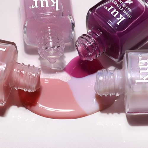 LONDONTOWN One Step Hero Minis ? 4-Piece Nail Gift Set with Tint, Brightening & Strengthening, No Base or Top Coat Needed