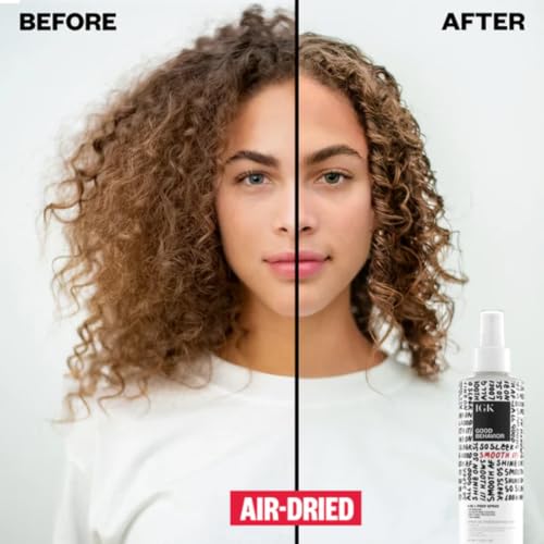 IGK GOOD BEHAVIOR 4-in-1 Prep Spray | Leave In + Detangle + Heat Protectant | Vegan + Cruelty Free |