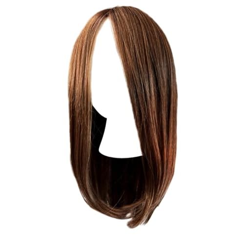 GABOR Front Cover Layered Long Bob Style Wig, Hand-Tied Mono Top by Hairuwear, Average Cap - GF8-29SS Hazelnut